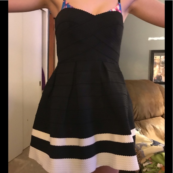 Black & white Party club dress 👗 6 - Picture 2 of 3